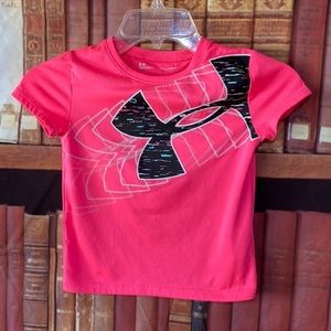 Neon pink UA Under Armour‎ Heatgear T-shirt 5